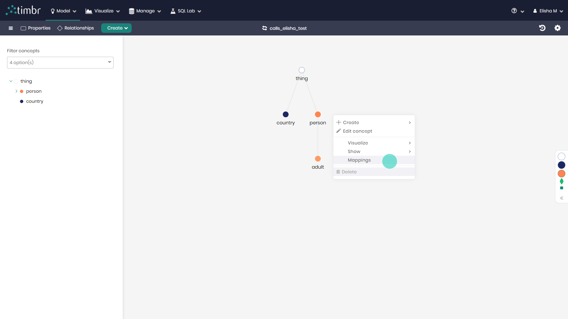 Ontology Modeling in Timbr