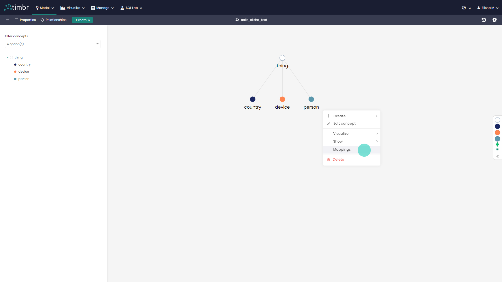 Ontology Modeling in Timbr
