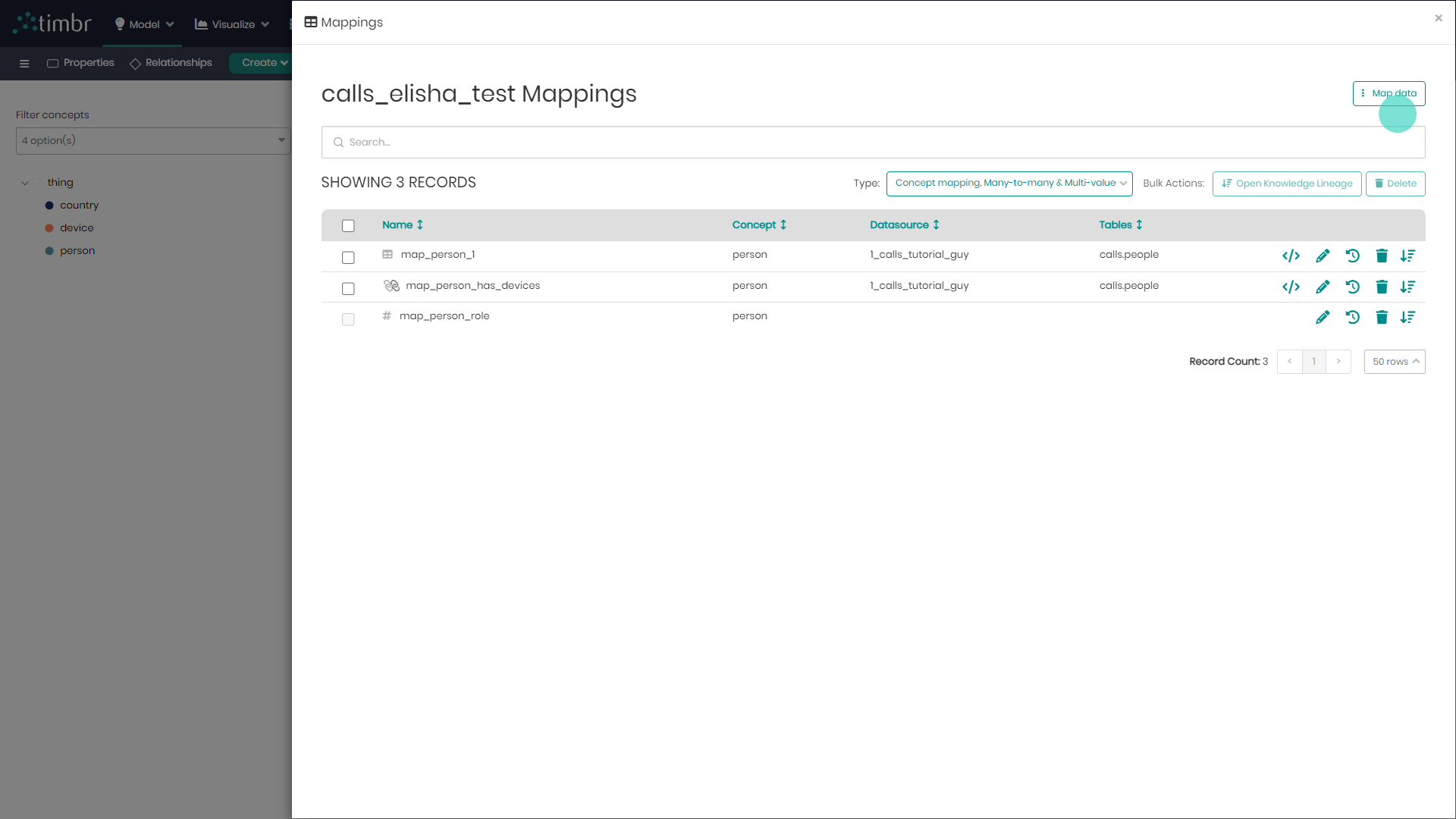 Ontology Modeling in Timbr