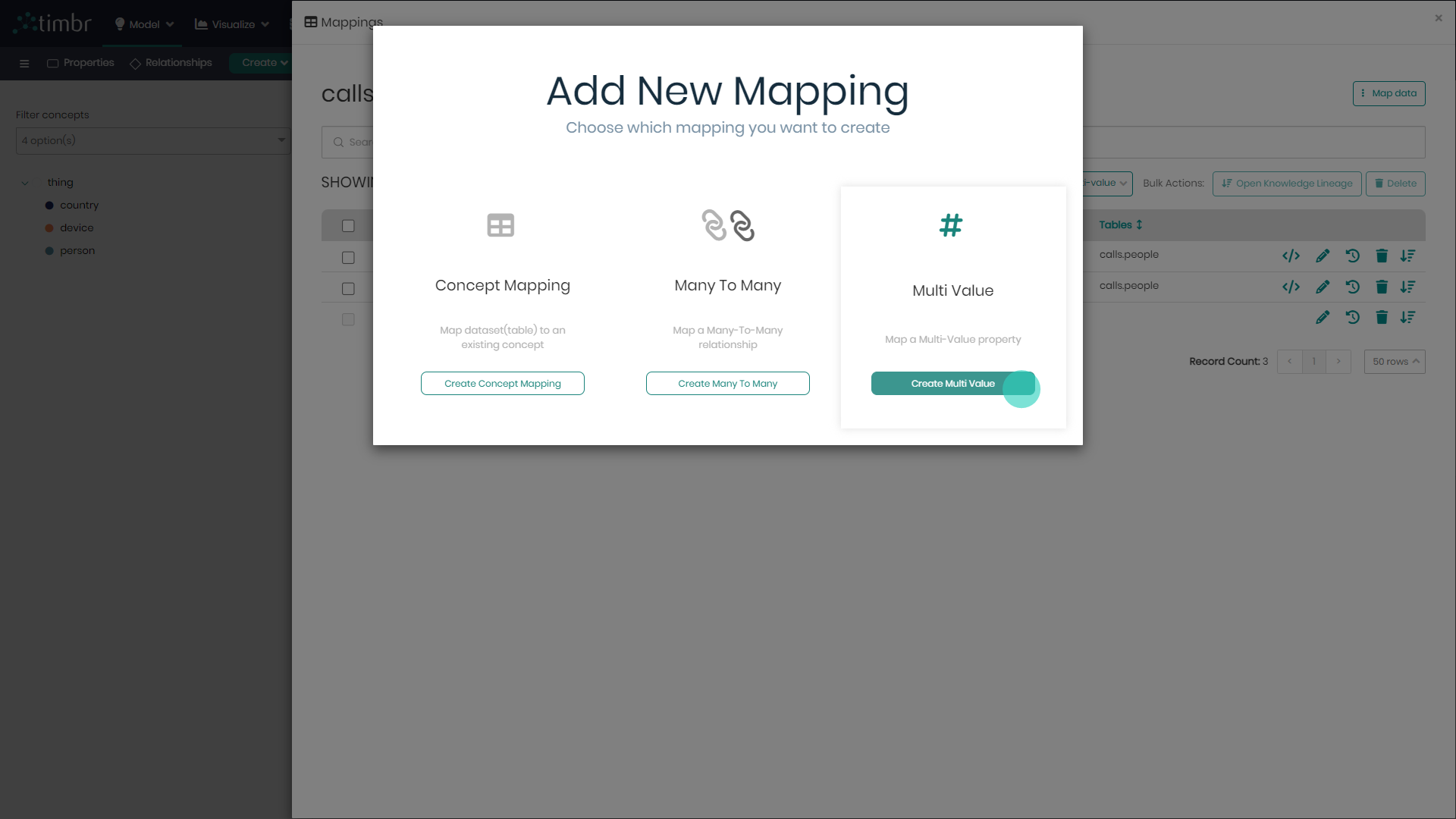 Ontology Modeling in Timbr
