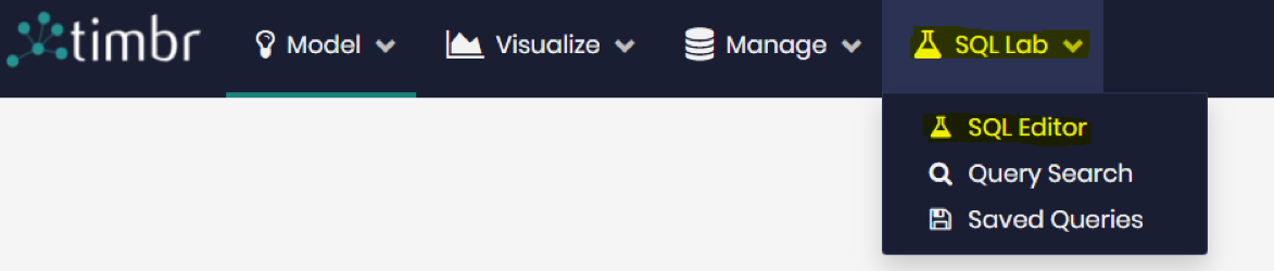 sql lab tab
